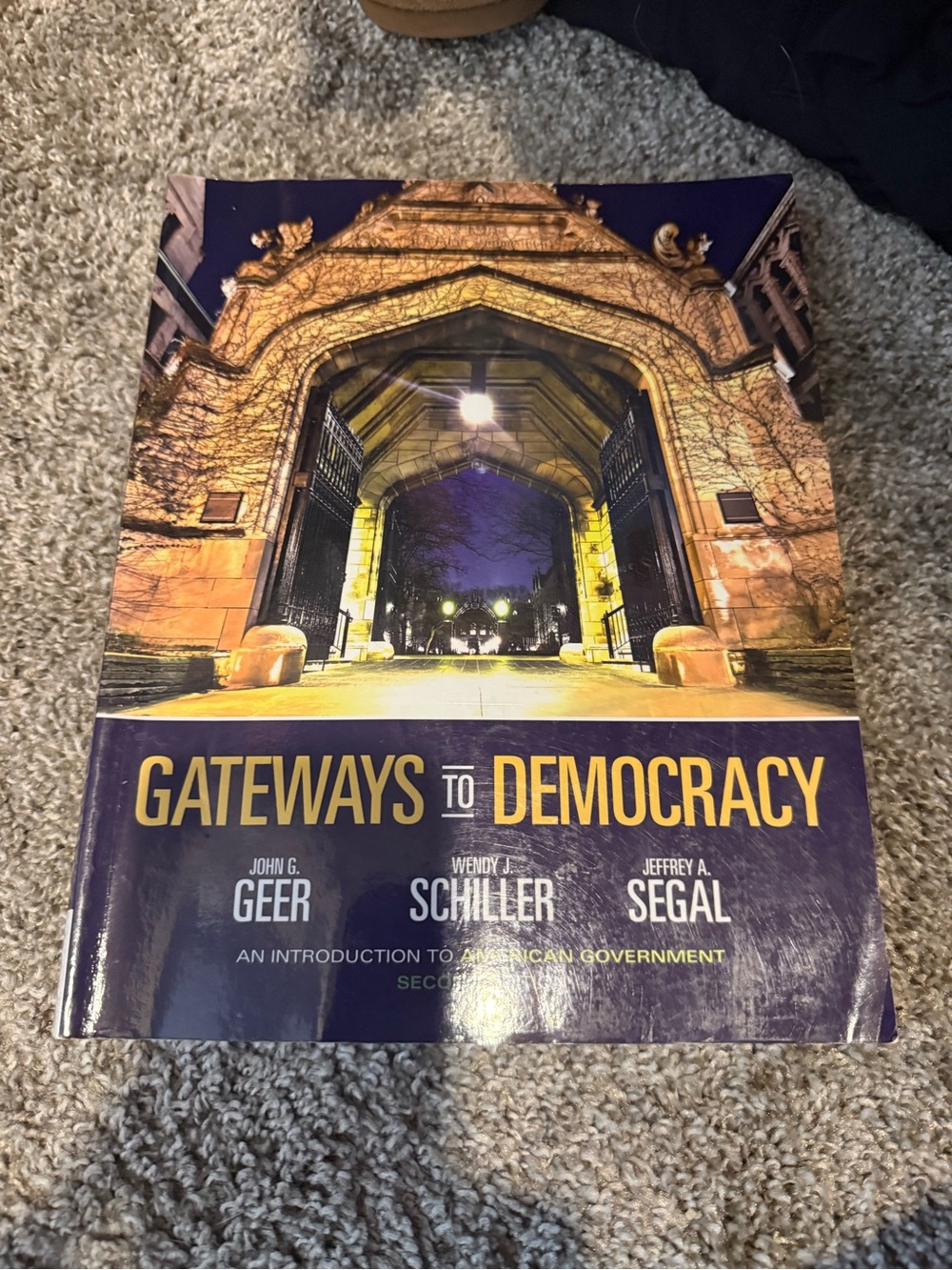 Gateways to Democracy Textbook - Purple & Gold Cover